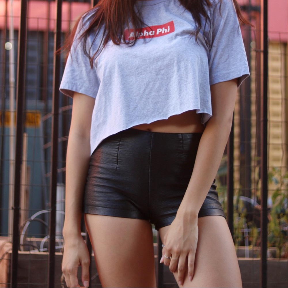Forever 21 Faux Leather Short